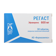 Изображение товара Регаст таблетки покрыт.плен.об. 600 мг 30 шт