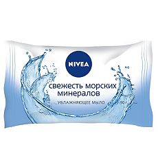 Купить Nivea Мыло увлажняющее Свежесть морских минералов 90 г 1 шт цена