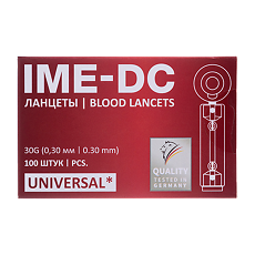 Купить Ланцеты универсальные IME-DC 30G 100 шт. цена