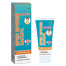 Купить Крем против загара для лица SPF-50 Антивозрастной 60 мл 1 шт цена