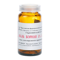 Купить Борная мазь для наружного применения 5 % 25 г 1 шт цена