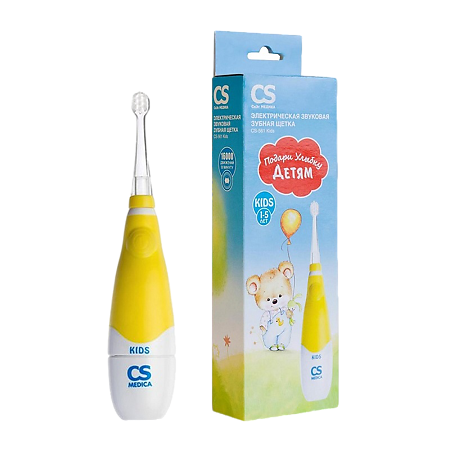 Изображение товара Звуковая электрическая зубная щетка CS Medica CS-561 Kids для детей 1-5 лет