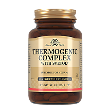 Изображение товара Solgar Термогенный комплекс со Светолом / Thermogenic Complex with Svetol Vegetable Capsules капсулы массой 543 мг 60 шт