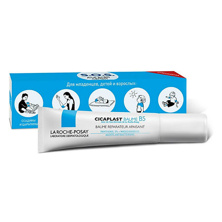 La Roche-Posay Cicaplast Baume B5 восстанавливающее и заживляющее средство для раздраженной кожи 15 мл 1 шт