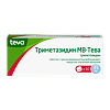 Триметазидин МВ-Тева таблетки с пролонг высвобождением покрыт.плен.об. 35 мг 60 шт