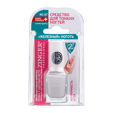 Купить Zinger средство для тонких ногтей Железный ноготь NC87 12 мл 1 шт цена