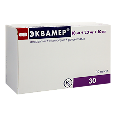 Купить Эквамер капсулы 10 мг+20 мг+10 мг 30 шт цена