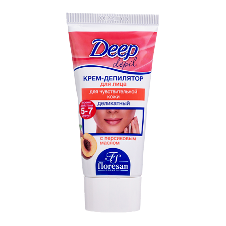 Флоресан Deep Depil Крем-депилятор деликатный для лица 50 мл 1 шт
