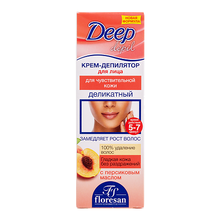 Флоресан Deep Depil Крем-депилятор деликатный для лица 50 мл 1 шт