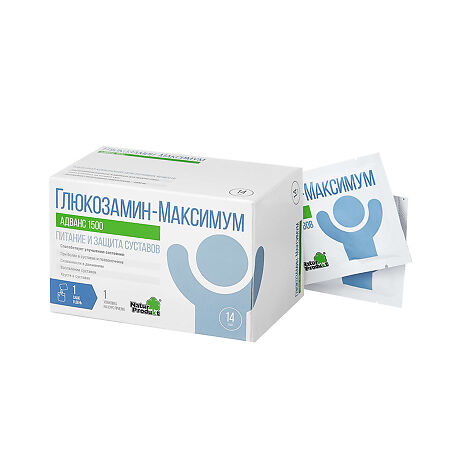 Глюкозамин Максимум Адванс 1500 порошок для р-ра для приема внутрь саше 10 г 14 шт