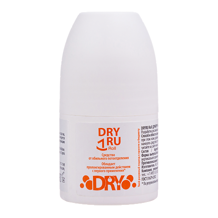 Драй ру (DRY RU) Ролл Средство от обильного потоотделения с пролонгированным действием 50 мл 1 шт