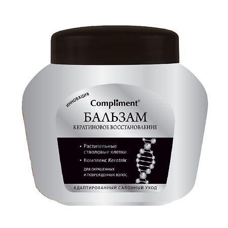 Изображение товара Compliment Бальзам кератиновое восстановление для окрашеных волос 500 мл 1 шт