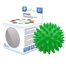 Изображение товара Мяч медицинский массажный Иглбол 65 мм ПВХ зеленый арт. 404142 1 шт