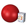 Мяч медицинский для реабилитации Фитбол Стандарт 750 мм ПВХ красный, 1 шт