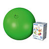 Мяч медицинский для реабилитации Фитбол Стандарт 550 мм ПВХ зеленый, 1 шт.