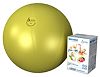 Мяч медицинский для реабилитации Фитбол Стандарт 550 мм ПВХ желтый, 1 шт
