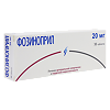 Фозиноприл таблетки 20 мг 30 шт