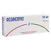 Фозиноприл таблетки 10 мг 30 шт