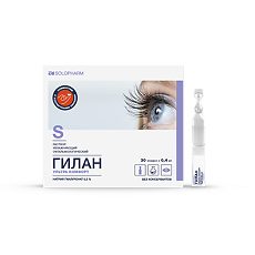 Изображение товара Гилан Ультра Комфорт р-р офтальмолог увлажн 0,3% тюб-кап 0,4 мл 30 шт