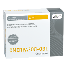 Купить Омепразол-OBL капсулы кишечнорастворимые 20 мг 28 шт цена