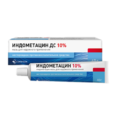 Купить Индометацин ДС мазь для наружного применения 10 % 40 г 1 шт цена