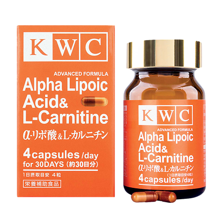 KWC Альфа-липоевая кислота и L-Карнитин улучшенная формула капсулы массой 250 мг 120 шт