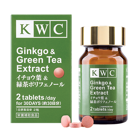 KWC Гинкго и экстракт зеленого чая таблетки массой 200 мг 60 шт