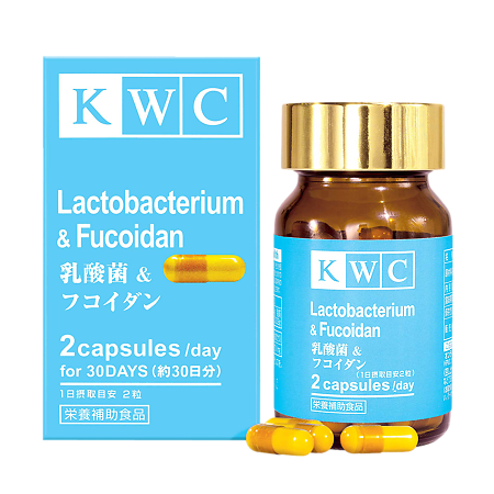 KWC Лактобактерии с фукоиданом капсулы массой 330 мг 60 шт