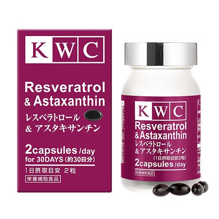 Изображение товара KWC Ресвератрол и Астаксантин капсулы массой 400 мг 60 шт