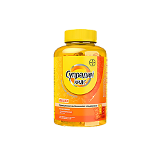 Купить Супрадин Кидс Мишки жевательные пастилки массой 4,0 г 60 шт цена