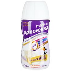 Купить Pediasure Малоежка детский вкус банана флакон 200 мл 1 шт цена