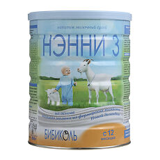 Купить Нэнни 3 напиток молочный сухой на основе натурального козьего молока с 12 мес 800 г 1 шт цена