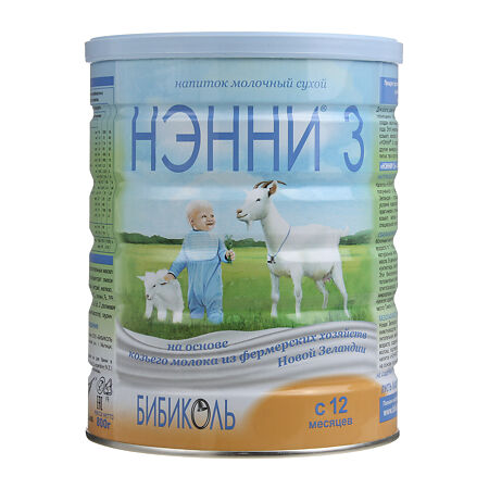 Нэнни 3 смесь на основе натурального козьего молока с 12 мес. 800 г 1 шт