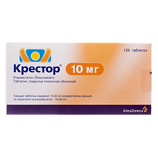 Купить Крестор таблетки покрыт.плен.об. 10 мг 126 шт цена