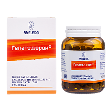 Купить Weleda Гепатодорон таблетки жевательные массой 250 мг 200 шт цена