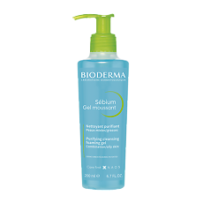 Купить Bioderma Sebium Гель для умывания жирной и проблемной кожи лица помпа 200 мл 1 шт цена