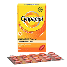 Купить Супрадин таблетки покрыт.об. 60 шт цена