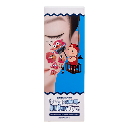 Изображение товара Elizavecca Hell-Pore пилинг-тоник с фруктовыми кислотами 200 мл 1 шт