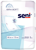 Seni Soft простыни (пеленки)  90х170см с крылышками 5 шт