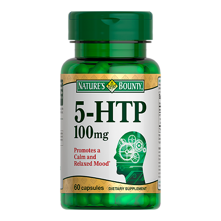 Nature's Bounty 5-HTP (5-гидрокситриптофан) 100 мг капсулы массой 476 мг 60 шт