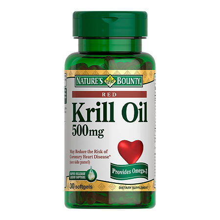 Nature's Bounty Krill Oil Масло криля 500 мг капсулы массой 745 мг 30 шт