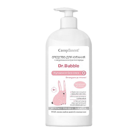 Compliment Dr. Bubble средство для купания Купаемся без слез 400 мл 1 шт