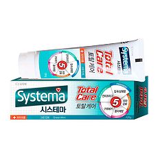 Купить Lion Systema Total Care Комплексный уход зубная паста мята 120 г 1 шт цена
