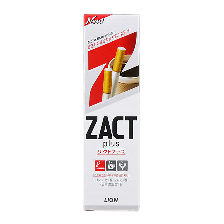 Lion Zact plus зубная паста отбеливающая 150 г 1 шт