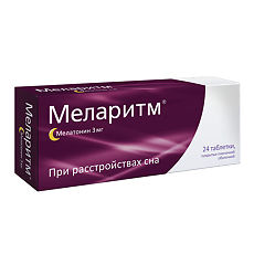 Купить Меларитм таблетки покрыт.плен.об. 3 мг 24 шт цена