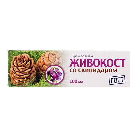 Живокост крем-бальзам для тела со скипидаром 100 мл 1 шт