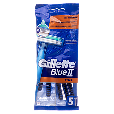 Купить Gillette Blue II Plus Станок одноразовый 5 шт цена