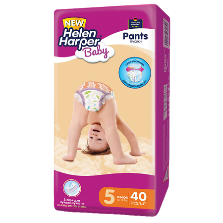 Изображение товара Трусики-подгузники Helen Harper Baby junior 12-18 кг 40 шт комфорт и сухость