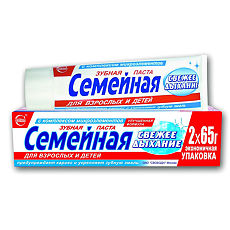 Купить Зубная паста Семейная Свежее дыхание 130 г 1 шт цена