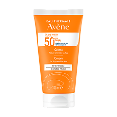 Купить Avene Солнцезащитный крем SPF50+ без отдушек 50 мл 1 шт цена